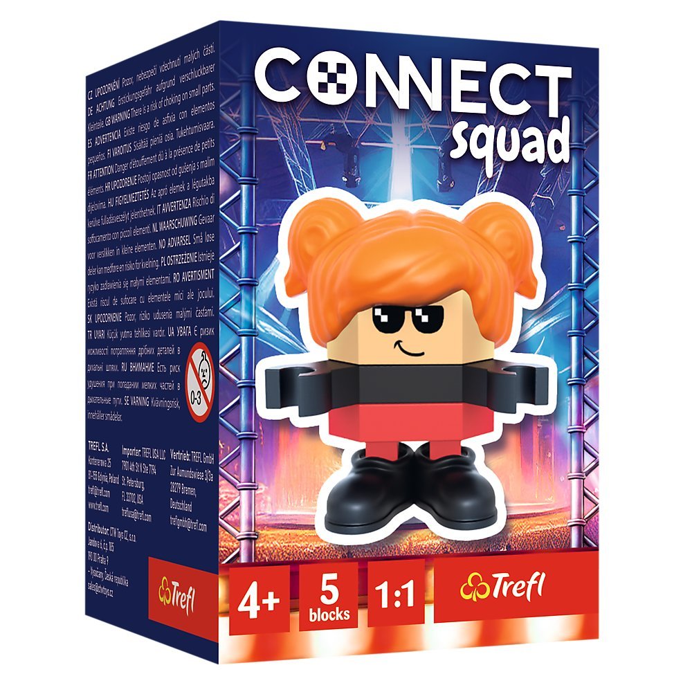 Trefl, Klocki Connect, Squad, Figurki, Sue