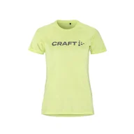 Koszulki i topy damskie - Damska Koszulka z krótkim rękawem CRAFT CORE ESSENCE LOGO TEE W 1911785-507000 – Zielony - miniaturka - grafika 1