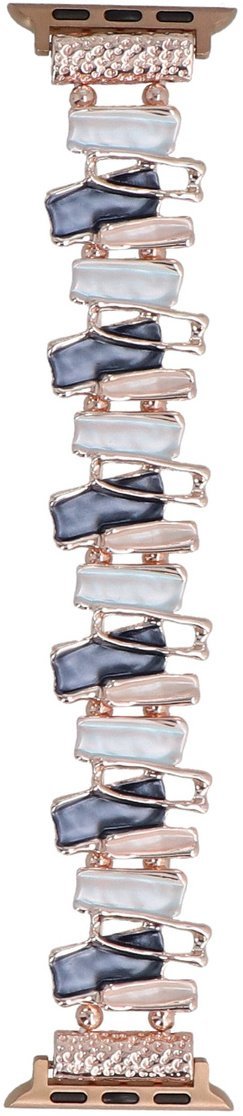 GlacierX bransoleta do smartwatcha Gleam Crystals Stretch Bracelet Ocean Blush do Apple Watch 38/40/41mm Róż.-Nieb.