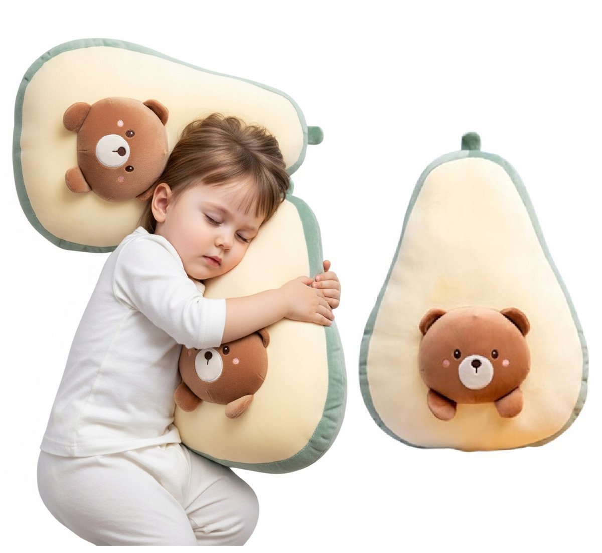 Miś W Awokado Maskotka Pluszak Do Przytulania Poduszka Dla Dzieci