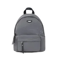 Torebki damskie - Hexagona Damska kolekcja Garni Cuir de Vachette Grainé Paris Joy, szary, nylon, 2 paski na ramiona i 1 uchwyt bez regulacji – plecak z paskiem na ramię, dł. 23 x wys.: 28 x P: 13 cm - miniaturka - grafika 1