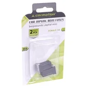 Bezpieczniki elektryczne - Bezpieczniki JAPVAL typ mini FEMALE 18 80A 2 szt Z0-0117 - miniaturka - grafika 1