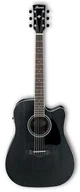 Gitary elektryczne - Ibanez AW84CE Weathered Black - miniaturka - grafika 1