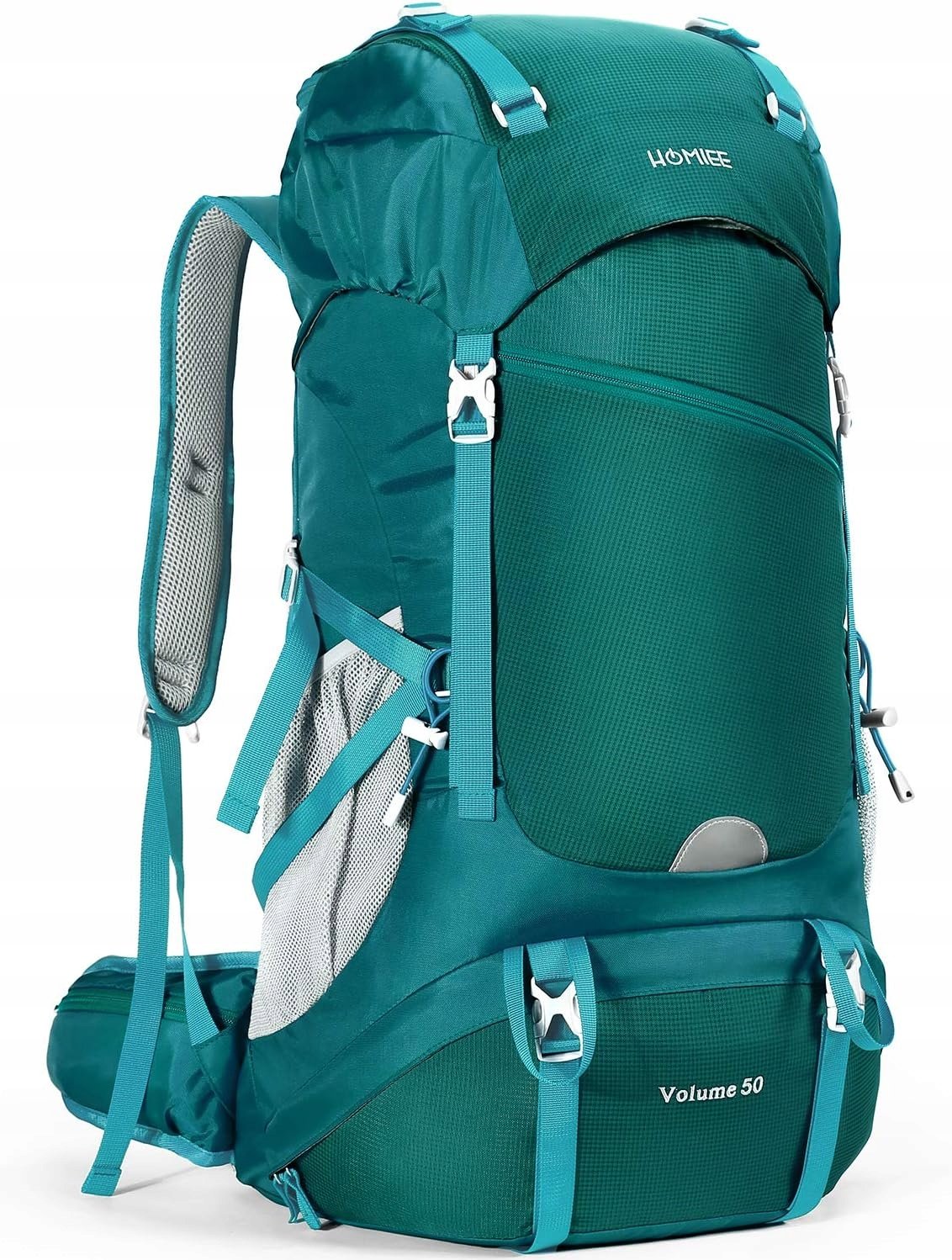 Plecak turystyczny Homiee 50L Green 41-60 l Turkusowy 1505