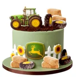 Dekoracje i nakrycia stołu na imprezę - Zestaw Dekoracji Na Tort TRAKTOR 2 16 el. - miniaturka - grafika 1