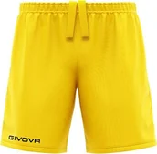 Spodnie sportowe męskie - Givova Spodenki krótkie treningowe piłkarskie Givova Capo żółte P018 0007 S - miniaturka - grafika 1