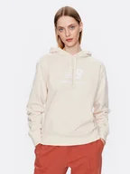 Bluzy damskie - New Balance Bluza WT31533 Beżowy Relaxed Fit - miniaturka - grafika 1