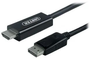 Unitek Y-5118CA kabel Displayport to HDMI M 1,8m - Kable komputerowe i do monitorów - miniaturka - grafika 5