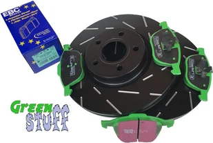 Przednie klocki GreenStuff + NACINANE tarcze hamulcowe 300mm EBC seria USR Ford Escape FWD 2013-2019 - Tarcze hamulcowe - miniaturka - grafika 11