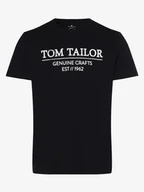 Koszulki męskie - Tom Tailor - T-shirt męski, niebieski - miniaturka - grafika 1