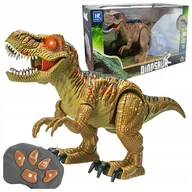 Zabawki zdalnie sterowane - Dinozaur Sterowany Pilotem Dla Dzieci T-Rex Rc Chodzi Ryczy Tańczy Led - miniaturka - grafika 1