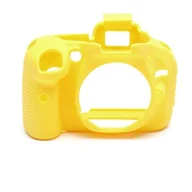 Akcesoria fotograficzne - EasyCover osłona gumowa dla Nikon D5200 żółta - miniaturka - grafika 1