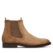 Botki męskie - Sztyblety BOSS Dressletic 50545071 Brązowy - miniaturka - grafika 1