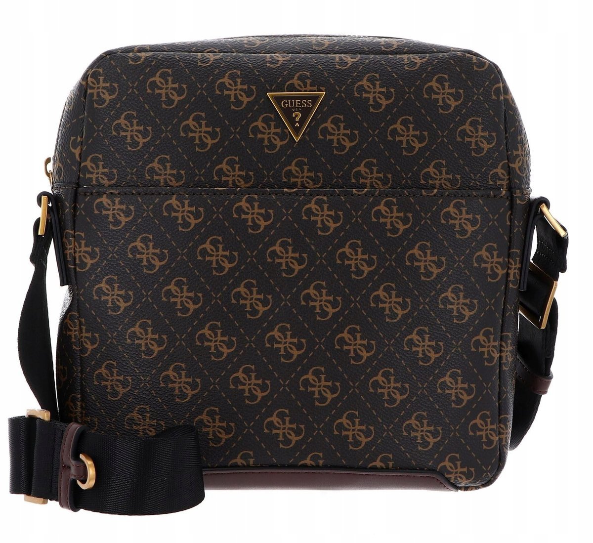 Guess Jeans Torba na ramię saszetka torebka brązowy