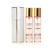 Zestawy perfum damskich - Chanel Chanel Coco Mademoiselle Woda perfumowana 3 x 20ml Twist and Spray z wymiennym wkładem - miniaturka - grafika 1
