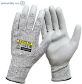 Rękawice robocze - RĘKAWICE ANTYPRZECIĘCIOWE X-CUT5 PU; SZARY - miniaturka - grafika 1