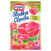 Budyń - Dr Oetker SŁODKA CHWILA KISIEL MALINOWY Z OWOCAMI 31,5G 55509335 - miniaturka - grafika 1
