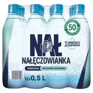 Woda - WODA MINERALNA DLIKATNIE GAZOWNA NAŁĘCZOWIANKA ZGRZEWKA 12X500ML - miniaturka - grafika 1