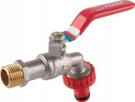 Zawory i kraniki - Ferro KCPN1 ZAWÓR CZERP.KULOWY Z PLAST. SZYBKOZŁĄCZKĄ 1/2" FERRO // ZKC-15-PLAST-R-COMFORT-FER - miniaturka - grafika 1