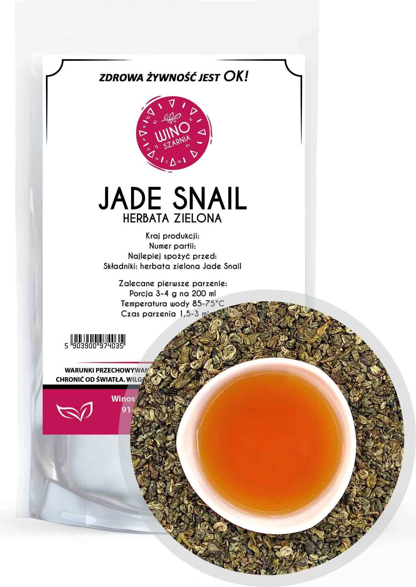 Herbata Zielona liściasta JADE SNAIL - 50g