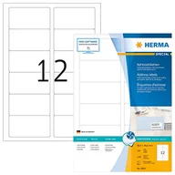 Papier do drukarek - Herma Inkjet Adresset. A4 wei 88,9x46,6 mm Papier 1200 St. - 8805 - miniaturka - grafika 1