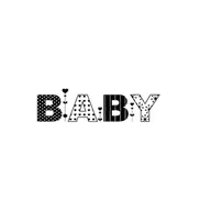 Scrapbooking - Aladine Stempel, napis BABY - miniaturka - grafika 1