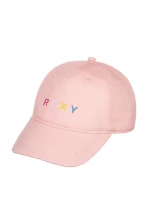 Czapki dla dzieci - Roxy czapka dziecięca kolor różowy z aplikacją - grafika 1