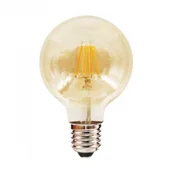 Żarówki LED - Bursztynowa żarówka G80 E27 LED 4W 2700K klimatyczna - miniaturka - grafika 1