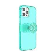 Etui i futerały do telefonów - PopSockets iPhone 12 Pro Max Etui z uchwytem na telefon i suwakiem, etui na telefon do iPhone 12 Pro Max - miętowy - miniaturka - grafika 1