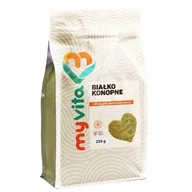 Suplementy naturalne - MyVita Białko Konopne cannabis sativa proszek 250g - miniaturka - grafika 1