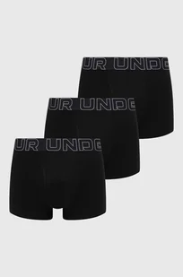 Under Armour bokserki 3-pack męskie kolor czarny - Majtki męskie - miniaturka - grafika 1