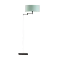 Lampy stojące - Lampa podłogowa LYSNE Cancun, 60 W, E27, miętowa/czarna, 155x63 cm - miniaturka - grafika 1