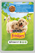 Mokra karma dla psów - Friskies Junior Kurczak i marchew 100 g - miniaturka - grafika 1