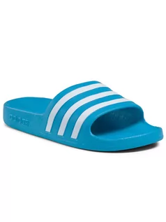 Klapki i japonki męskie - Adidas Klapki adilette Aqua FY8047 Niebieski - grafika 1