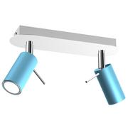 Lampy sufitowe - Milagro Lampa sufitowa PRESTON BLUE/WHITE 2x mini GU10 MLP7623 - miniaturka - grafika 1