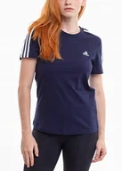 Bluzki damskie - adidas koszulka damska t-shirt bluzka Essentials Slim 3-Stripes roz.L - miniaturka - grafika 1