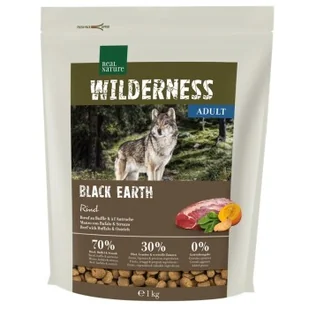REAL NATURE Wilderness Black Earth Wołowina i bawół 1 kg - Sucha karma dla psów REAL NATURE Wilderness Black Earth Wołowina i bawół 1 kg - Sucha karma dla psów - miniaturka - grafika 1
