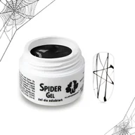 Żele do paznokci - SPIDER GEL Allepaznokcie BLACK żel uv do zdobień - miniaturka - grafika 1