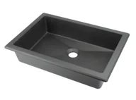 Umywalki - Deante Correo Umywalka podblatowa lub wpuszczana 50x35 cm antracyt metalik CQRTU5U - miniaturka - grafika 1