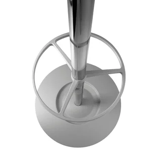 Metalowy wieszak stojący z plastikowymi haczykami, chrom/szary - Inne meble biurowe - miniaturka - grafika 5