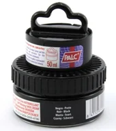 Środki do obuwia i ubrań - Pasta Palc Krem Czarny Z Woskiem Do Skór Butów Z Aplikatorem 50ml - miniaturka - grafika 1