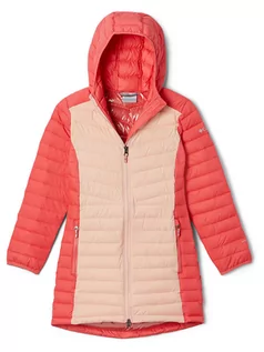 Płaszcze damskie - Columbia Płaszcz pikowany "Slope Edge" w kolorze pomarańczowym - grafika 1