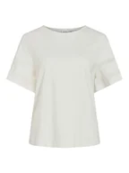 Koszulki i topy damskie - Vila Koszulka w kolorze białym - miniaturka - grafika 1