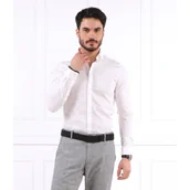 Koszule męskie - Calvin Klein Koszula POPLIN | Extra slim fit - miniaturka - grafika 1