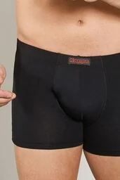 Bokserki męskie bawełniane (2pack) z wewnętrzną gumą i logo Kappa K1201 - Majtki męskie - miniaturka - grafika 1