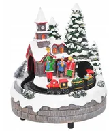 Ozdoby bożonarodzeniowe - vidaXL Świąteczna Dekoracja na Stół Wielokolorowe 16 x 16 x 19 cm - miniaturka - grafika 1