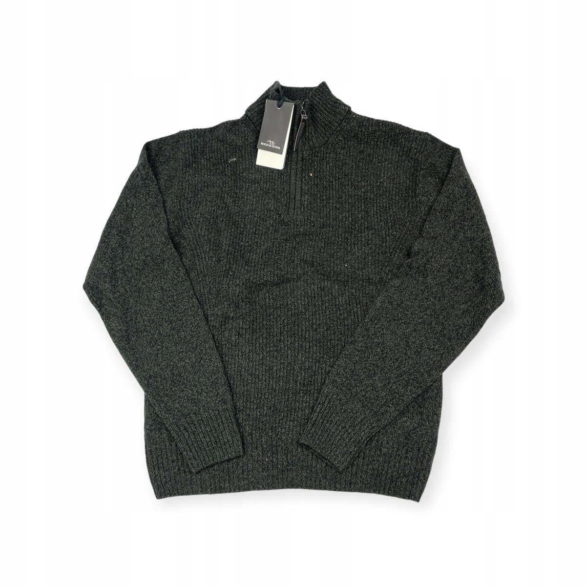 Sweter zielony m��ski ze st��jk�� RODD & GUNN M