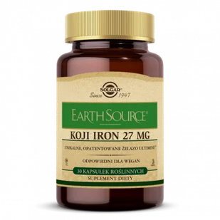 Solgar Earth Source Koji Iron 27 mg 30 kaps - Suplementy naturalne - miniaturka - grafika 1