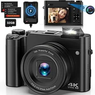 Aparaty Cyfrowe - Aoregre Dual Camera 4K 64 MP DC218L - miniaturka - grafika 1