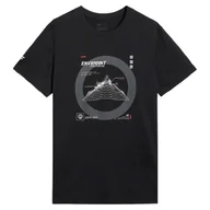 Koszulki sportowe męskie - Koszulka męska 4F Tshirt M3120 Rozmiar: XXL / Kolor: czarny - miniaturka - grafika 1